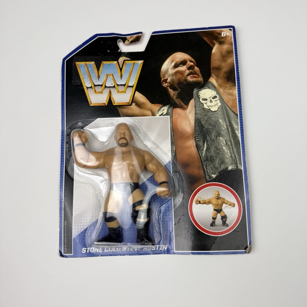WWE Mattel RETRO STONE COLD  STEVE AUSTIN WRESTLING ACTION FIGURE WWF